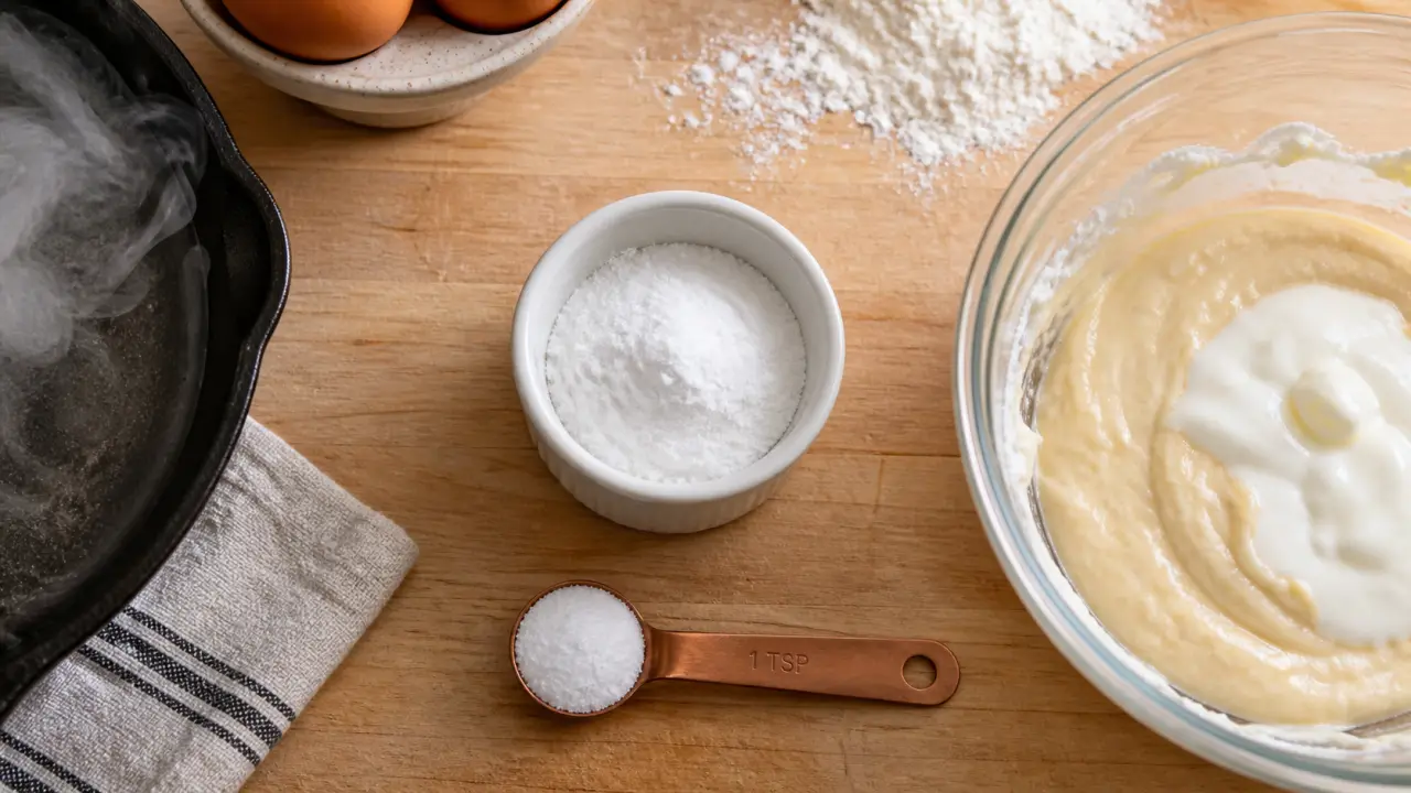 Bicarbonate dans la cuisine : dosages précis, usages et erreurs à éviter