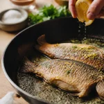 Truite à la poêle : temps de cuisson, 2 à 6 min par face