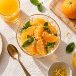 Dessert leger apres choucroute : salade d’oranges fraîche