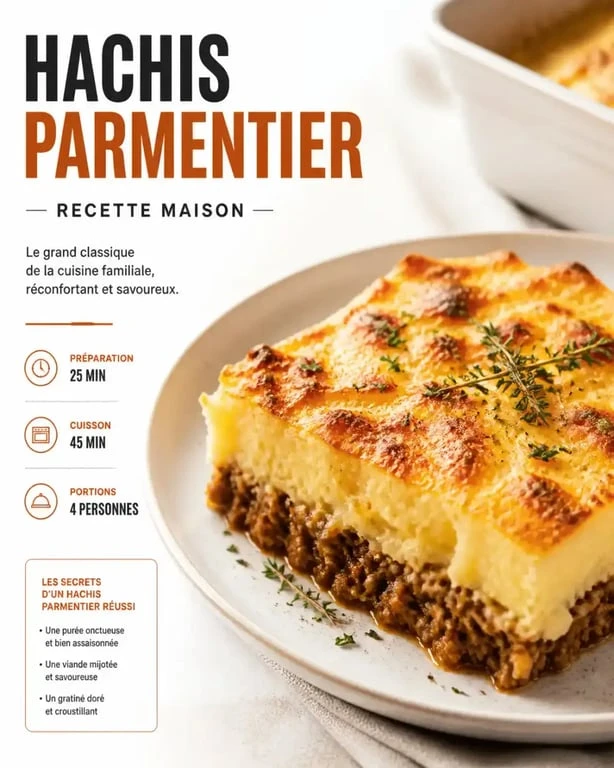 Recette de hachis parmentier avec des restes de pot au feu
