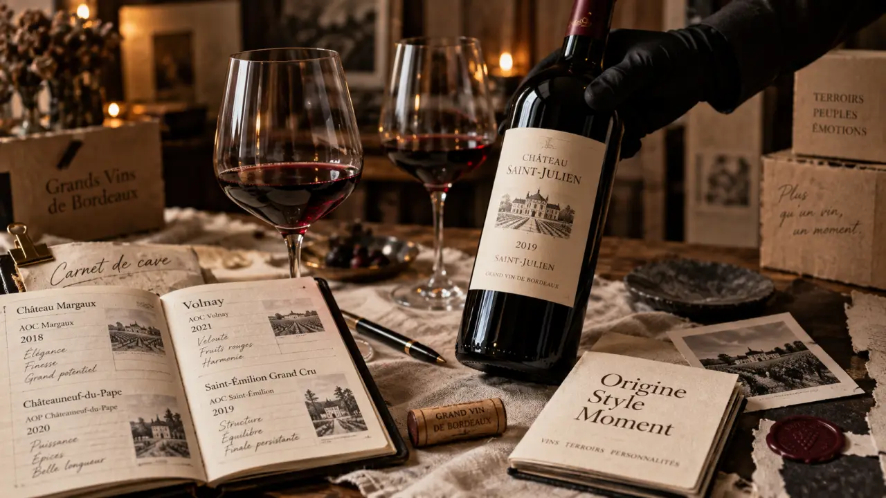 Les grands vins de France : dégustation Bordeaux, Bourgogne, Champagne, Rhône