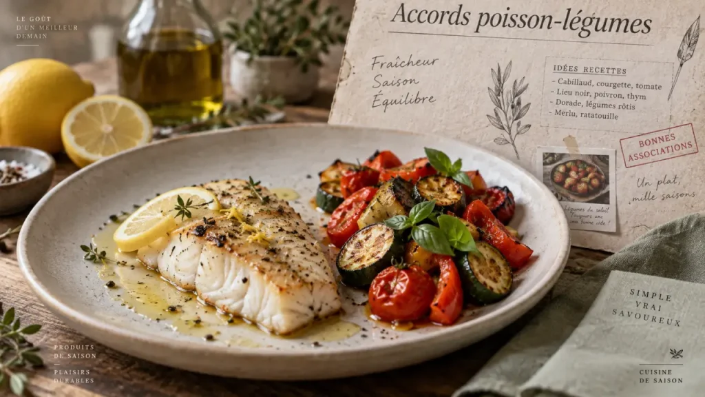 Quel légume avec le poisson ? 4 accords simples selon le cabillaud, le saumon et la cuisson