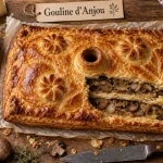 Recette de la gouline angevine aux rillauds et sauce à la tomme