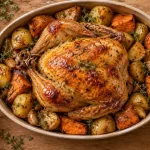 Recette poularde au four à 150 °C : peau dorée et chair moelleuse