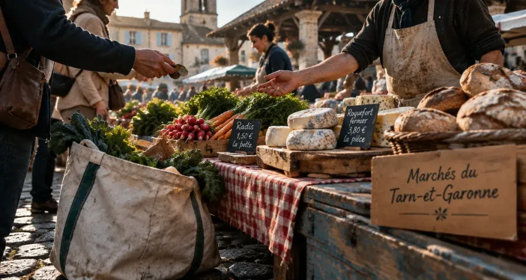 Marché tarn et garonne : étals, légumes et horaires à vérifier