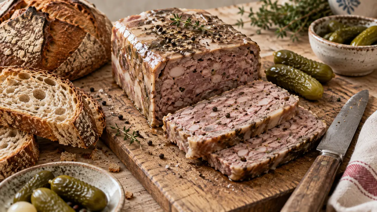 Pates de campagne recette : pâté de campagne maison tranché, 150°C