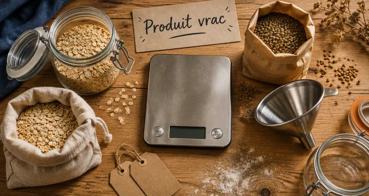Produit vrac : bocaux et ingrédients en vrac, moins d’emballages